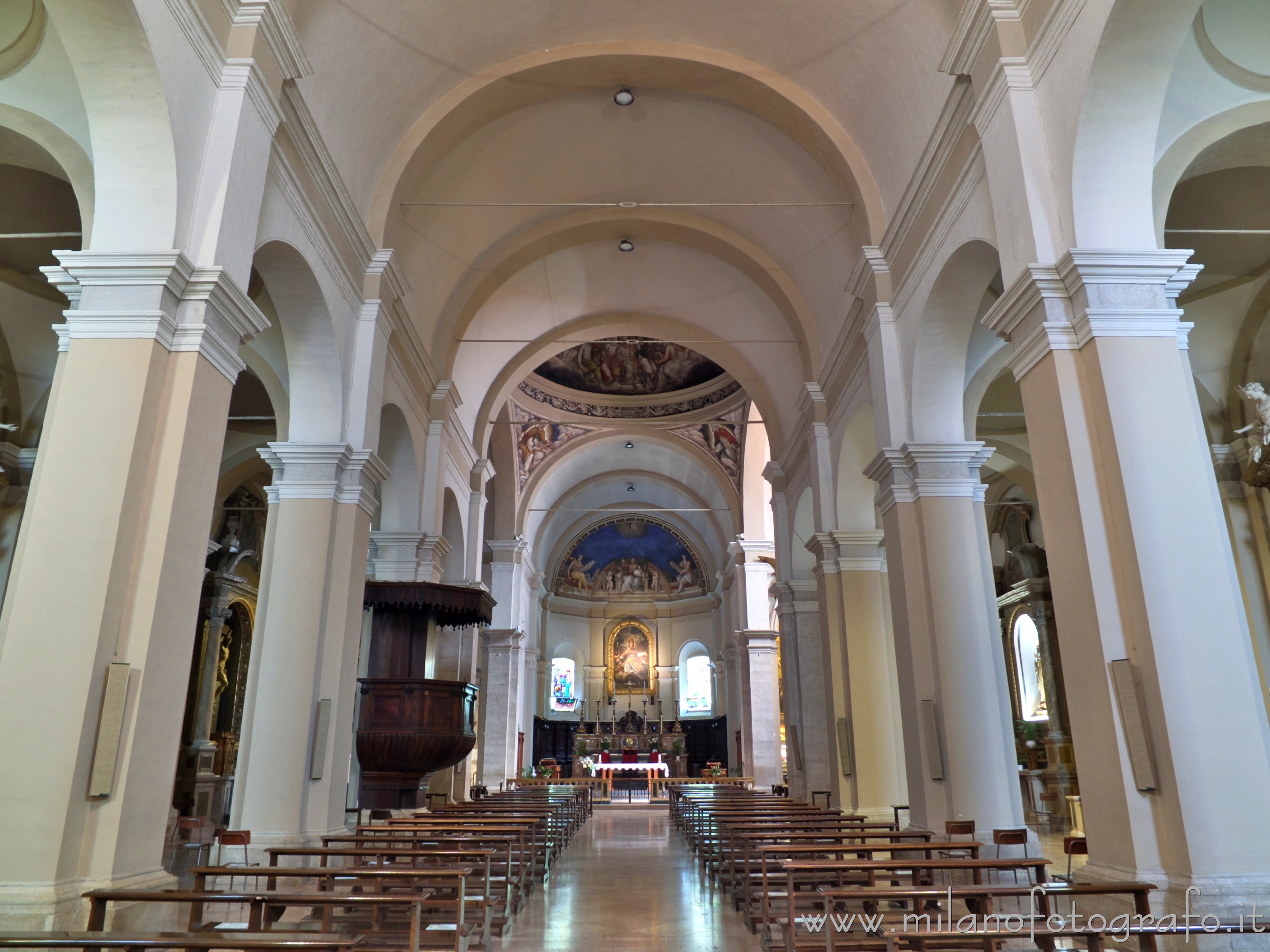 Fano (Pesaro e Urbino, Italy) - Interior of the Church of San Paterniano